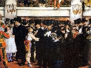 Edouard Manet Bal masque a l'opera Sweden oil painting artist